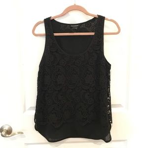 Club Monaco sleeveless top with lace